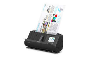 WorkForce ES-C380W Wireless Compact Desktop Document Scanner with Auto Document Feeder - Certified ReNew