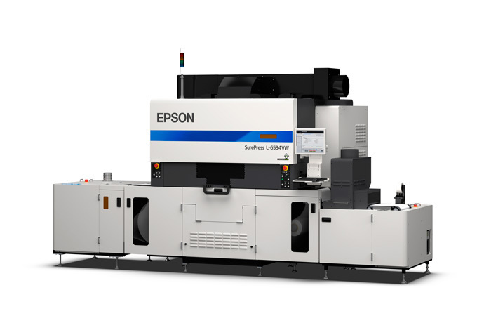 SurePress L-6534VW Digital Label Press with Orange Ink